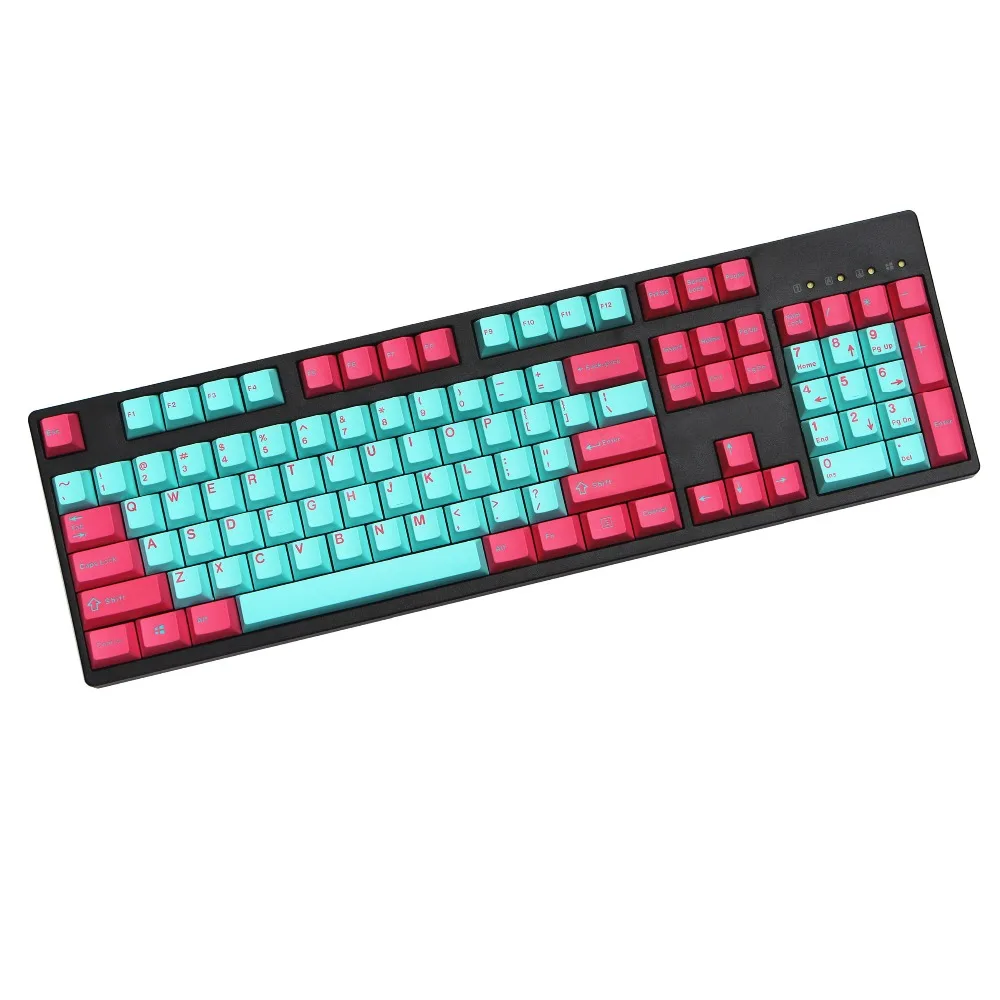 Механическая клавиатура Double shot pbt с колпачком клавиш 87/104 раскладка ANSI Cherry Filco Ducky