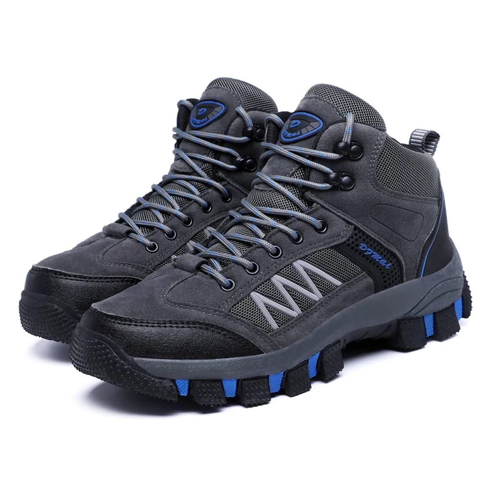 

New Western Style Casual Men's Lace-Up Sport Running Shoes Wear Resistant Keep Warm Hiking Soft Shoes big sizes 39-45 10