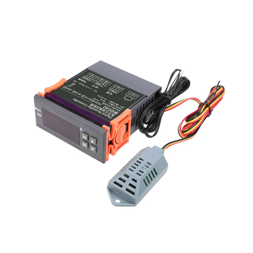 12V/24V/110V/220V Digital Air Humidity Control Controller WH8040 Range 1%~99% ALI88 12V/24V/110V/220V Digital Air Humidity Control Controller WH8040 Range 1%~99% ALI88