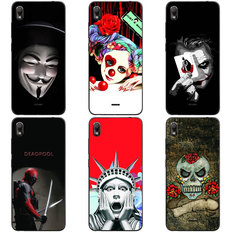 

Soft TPU For Wiko View 2 GO Case Cover Soft Silicon phone shell Colorful printing Case For Wiko View2 GO Painted Flower Cases