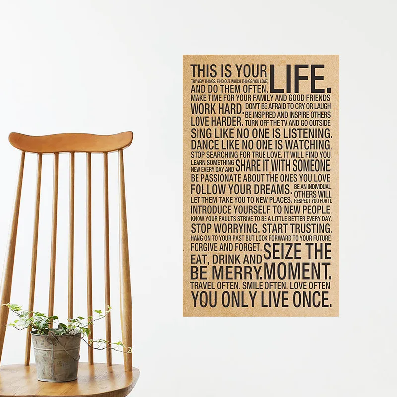 This Is Your Life Quote Prepossessing World Popular Quote This Is Your Life Vintage Poster Painting This Is Your Life Quote Endearing World Popular Quote This Is Your Life Vintage Poster Painting