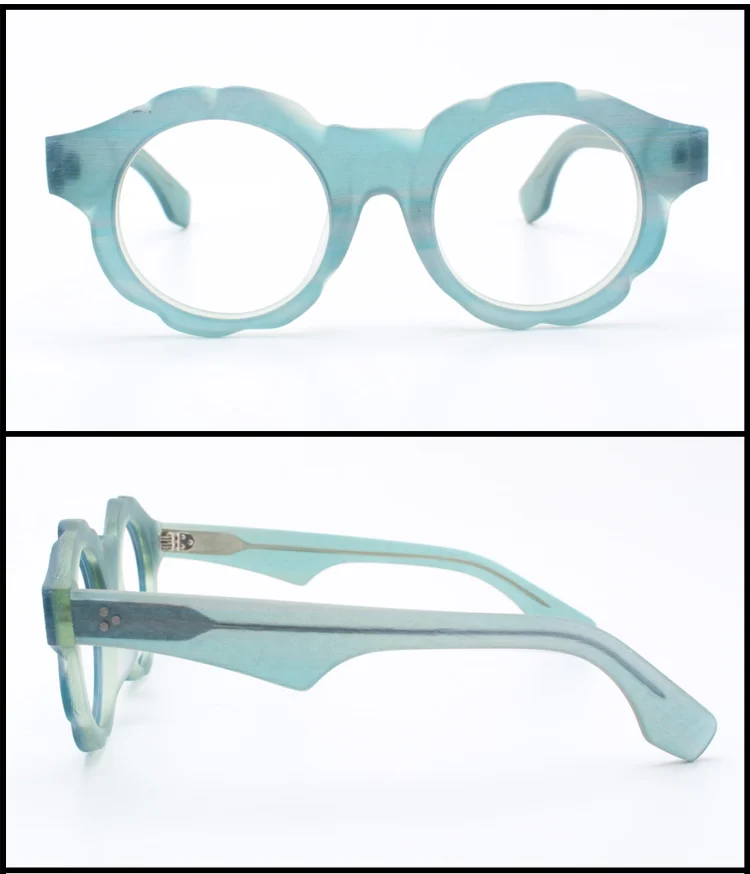 Мода круглый ацетат солнцезащитные очки с поляризационными зеркальными солнцезащитные очки унисекс M1855