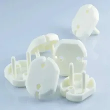 100 шт. ЕВРО Стандартный дети электрические Детская безопасность защитная розетка двухфазный безопасности ребенка электрический крышка розетки