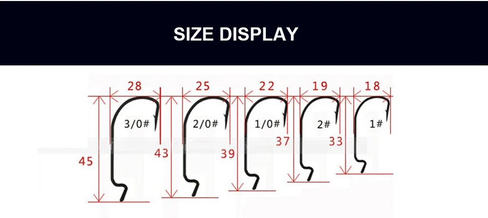 Ходить рыбы 50 шт./лот высокоуглеродистой стали Кривошип Крючки набор 1#2#1/0#2/0#3/0# Мягкая приманка для рыбы крючок рыболовные крючки с ящиком для хранения
