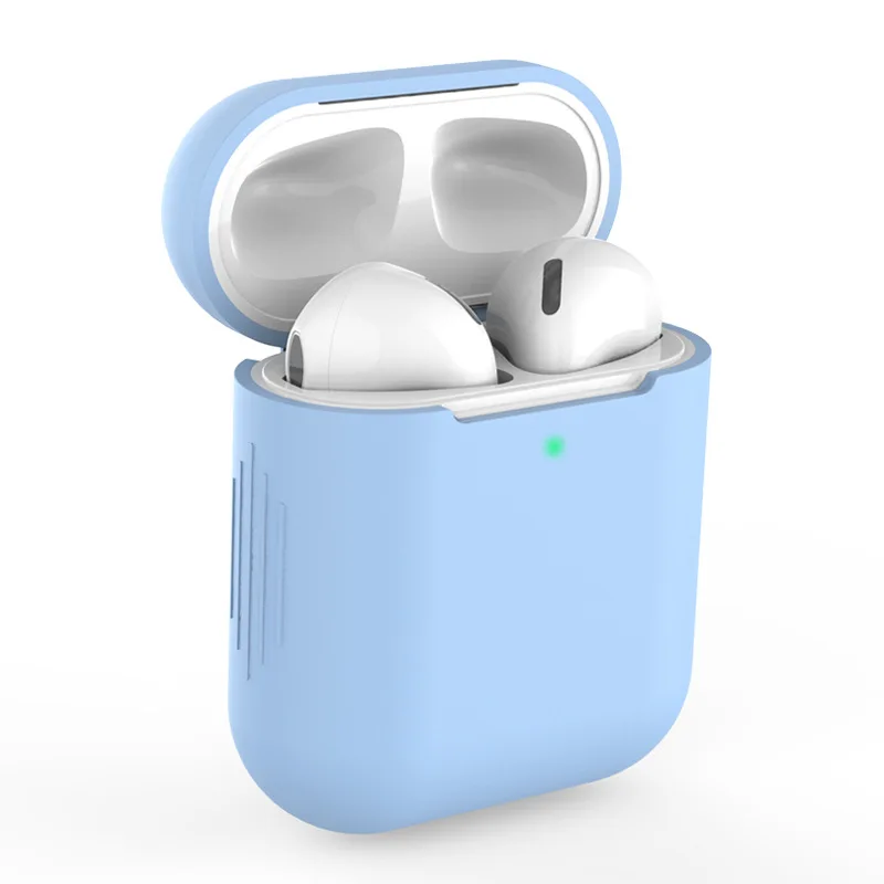 Мягкий силиконовый чехол для Apple Airpods противоударный чехол для гарнитура для Airpods ультратонкий протектор чехол для Airpods аксессуары - Цвет: 13