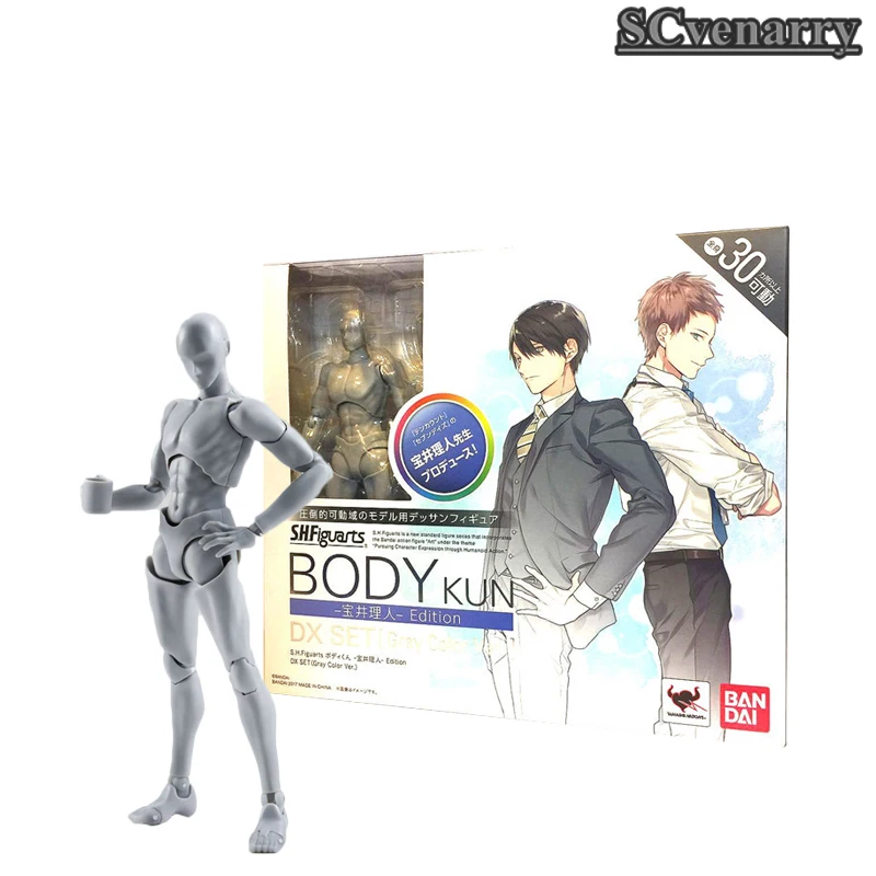 

BODY KUN Takarai Rihito BODY CHAN Mange Drawing Figure DX BJD Pale Orange & Gray Color PVC Action Collectible Model Toy