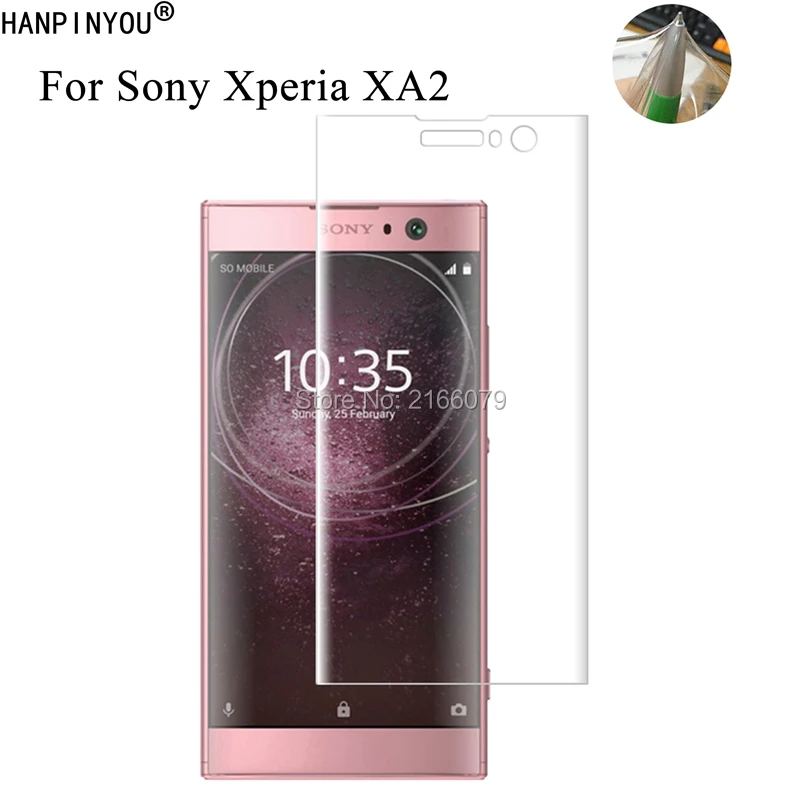 Для Sony Xperia XA2 / Dual 5 2 &quotмягкая ТПУ Передняя Полная защита экрана прозрачная