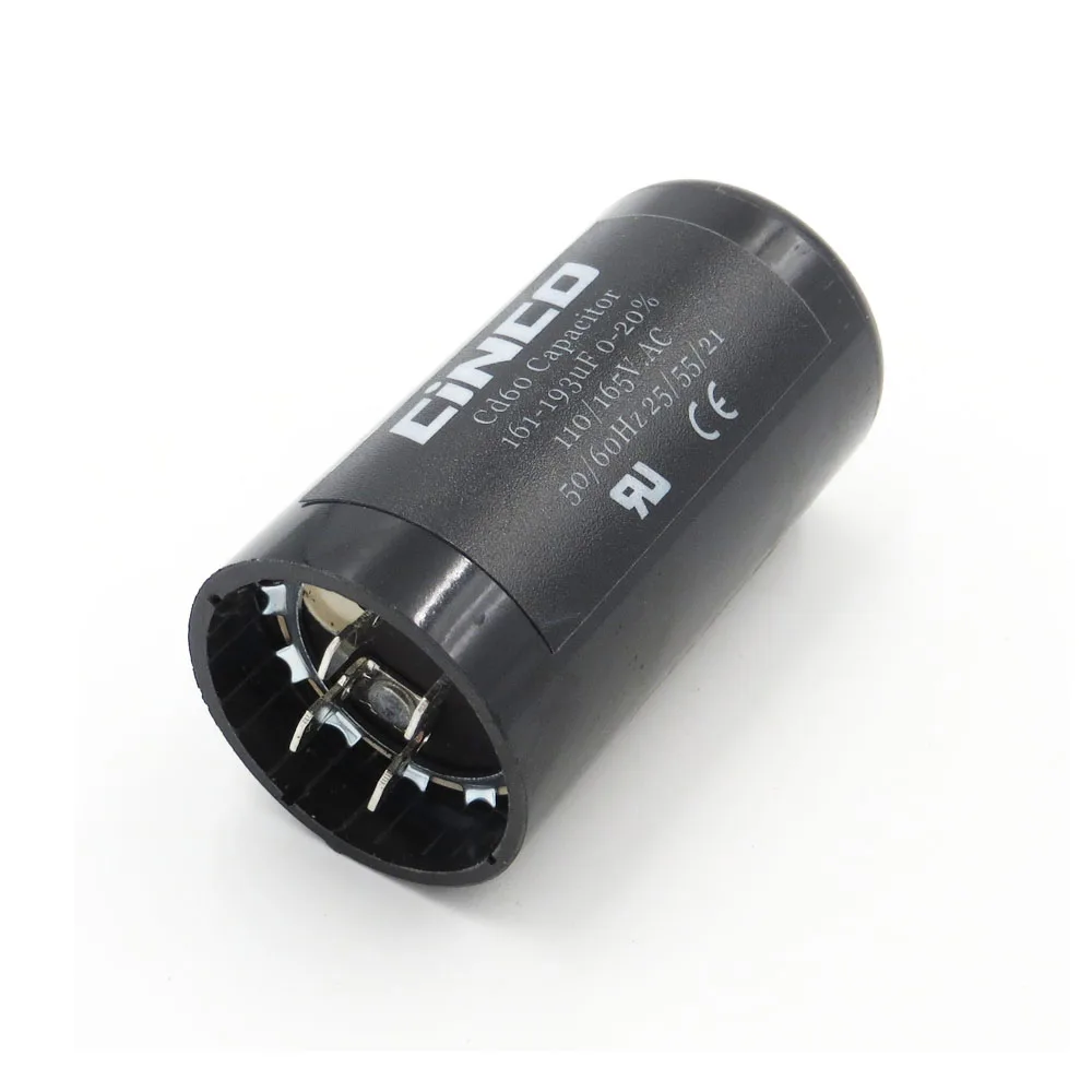 161 193MF 110V 125V 165V CD60 пусковые конденсаторы двигателя Электрический двигатель 193 Mfd uF