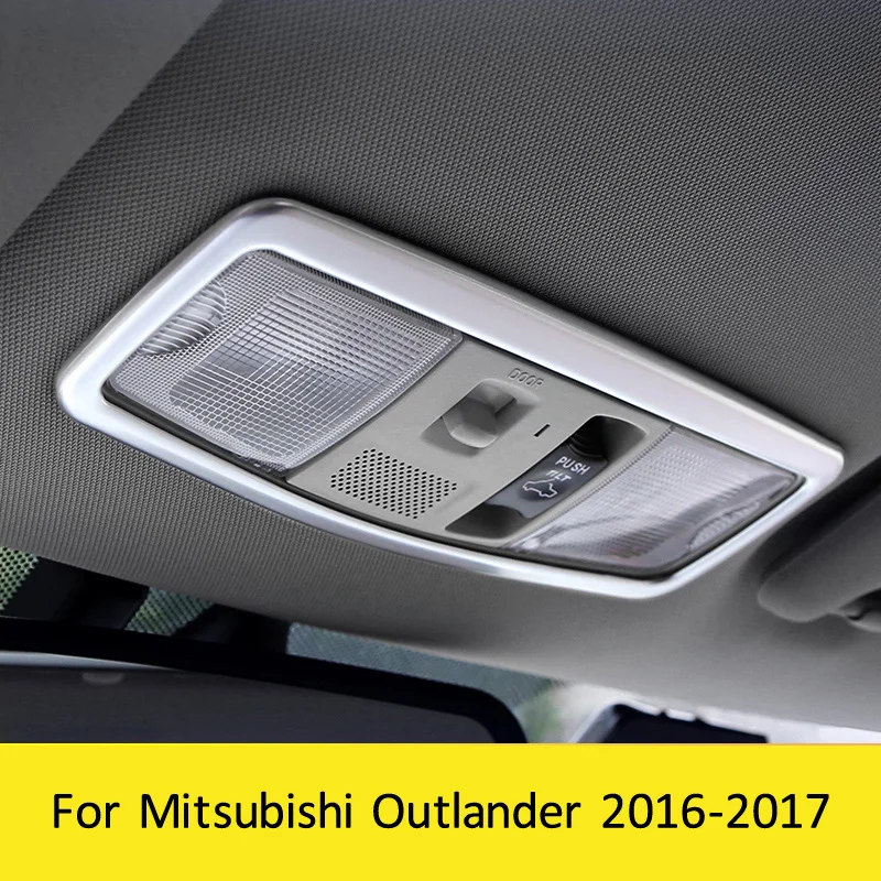 

For Mitsubishi Outlander 2013 2014 2015 2016 2017 Internal Reading Light Lamp Cover Trim ABS Matte Auto Light Frame Accessories