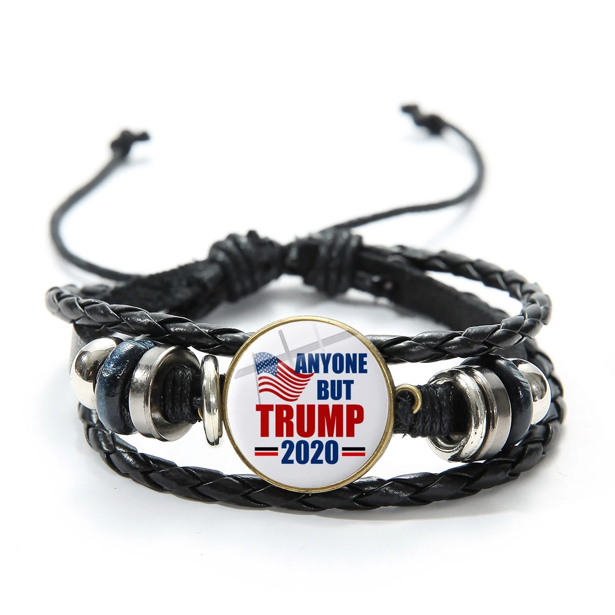 SONGDA Новое поступление Дональд Трамп 2020 браслет мужской флаг США держать Америку