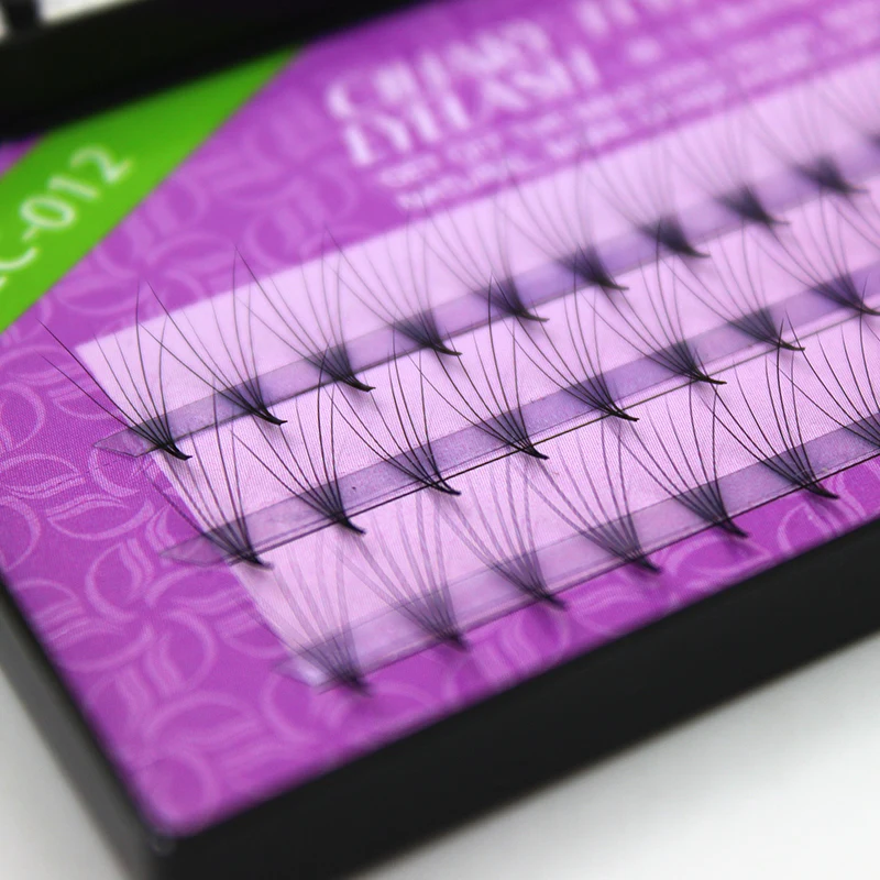 

60 bundles 6d Eyelash Extensions 0.07mm Thickness true Mink Strip Eyelashes Individual Lashes Natural Style