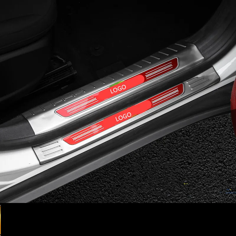 

Car Styling Stainless Steel OuterDoor Sill Protector Pedal Scuff Plate Cover For Jeep Compass 2017 2018 AAA270
