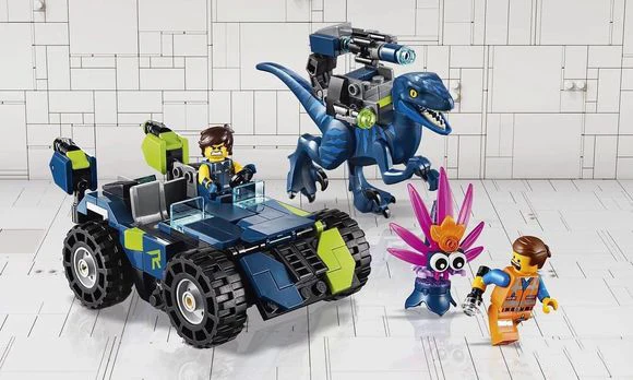 

45005 Movies Series Rex's Rex-treme Offroader Dinosaur Car Building Blocks Bricks Toys Compatible With 70826 Movies 2