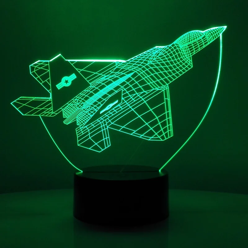 fighter 3D night light 800