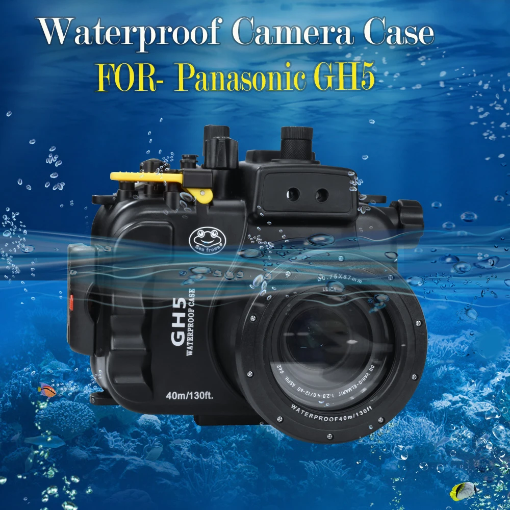 Underwater Sport Camera accessory Case Waterproof Housing Shoot bright Colorful Photo Diving Depth 40m Support All Function Box bag (2)
