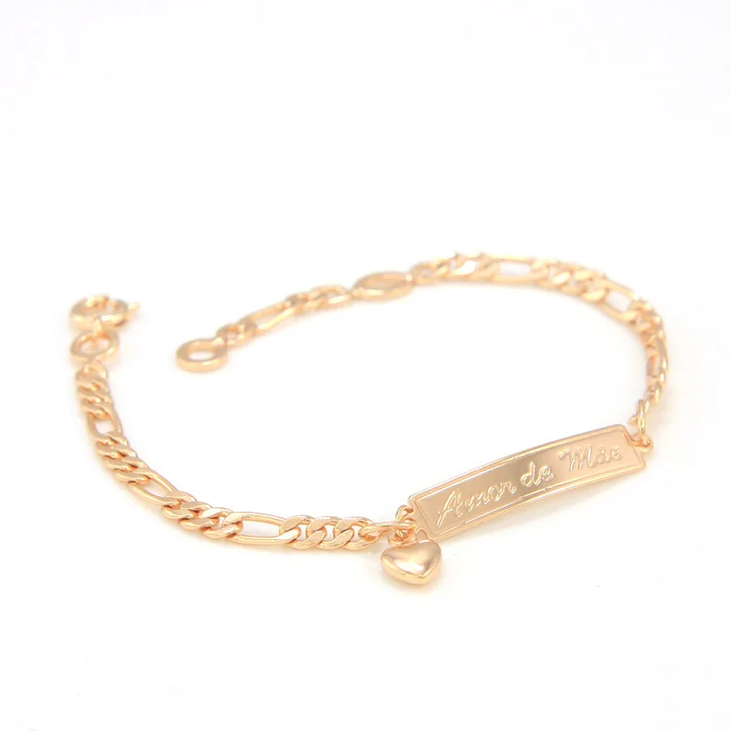 Amor de Mae BR18-39_04a baby bracelet kids jewelry bebe pulsera ninas bambino bijoux braclet armband bangle bracelete ouro