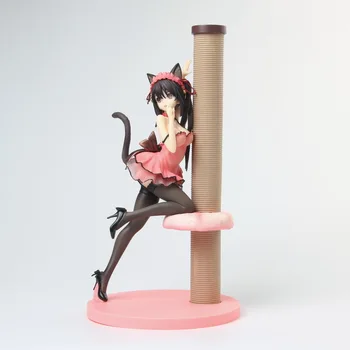 

New Anime 24cm Date A Live Tokisaki Kurumi 1/7 scale painted figure Catgirl Sexy Model Kids Gift