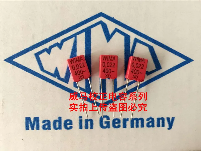 

2019 hot sale 10pcs/20pcs Germany WIMA MKS2 400V 0.022UF 400V 223 22n P: 5mm Audio capacitor free shipping