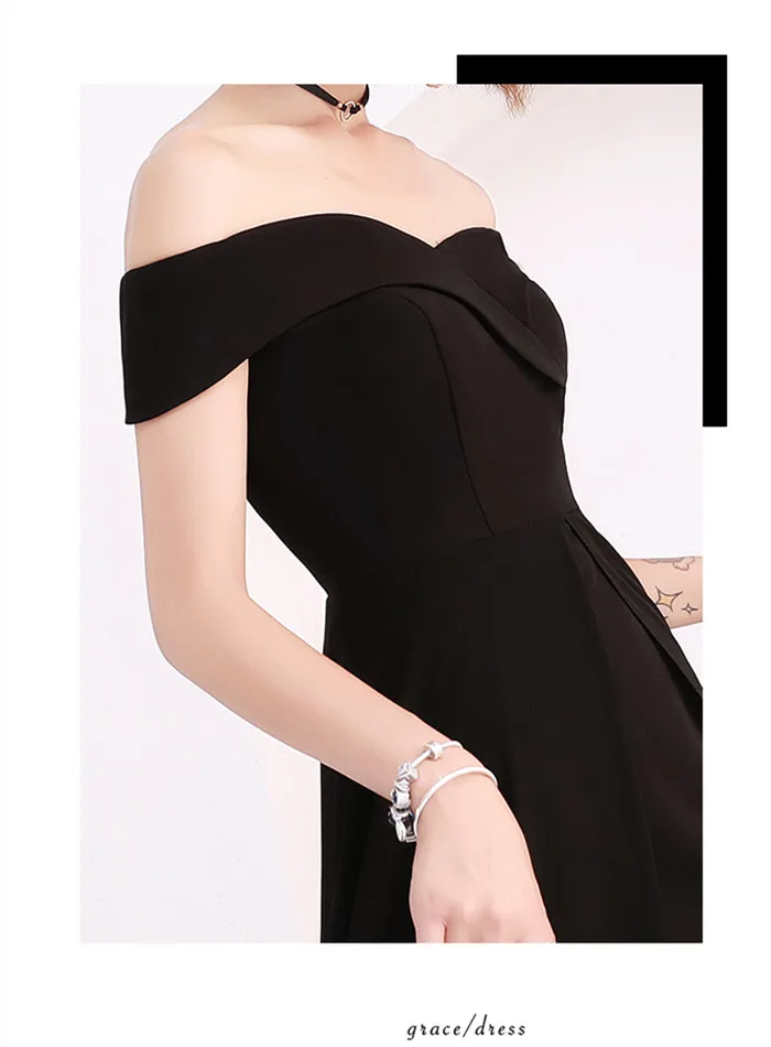 Модное темпераментное высококачественное торжественное платье стиль вечерние сексуальное длинное платье с одним плечом