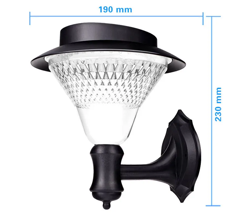 Lâmpada de Parede Luzes de Rua Energia ao ar Livre à Prova Transctego Solar Jardim Leds Luz Led Sensor Dwaterproof Água Luminaria Bateria Lâmpadas 32 14 rua energia ao ar livre à prova