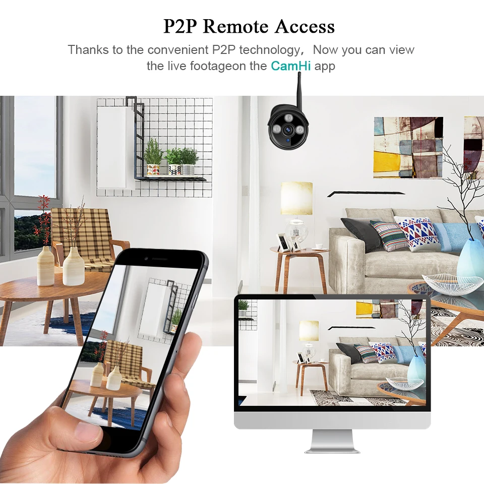 Беспроводная ip-камера besder, CamHi App, 1080 P, 960 P, 720 P, Wifi, водонепроницаемая, IP66, CCTV, камера безопасности, IP камера, 128 ГБ, TF слот для карт