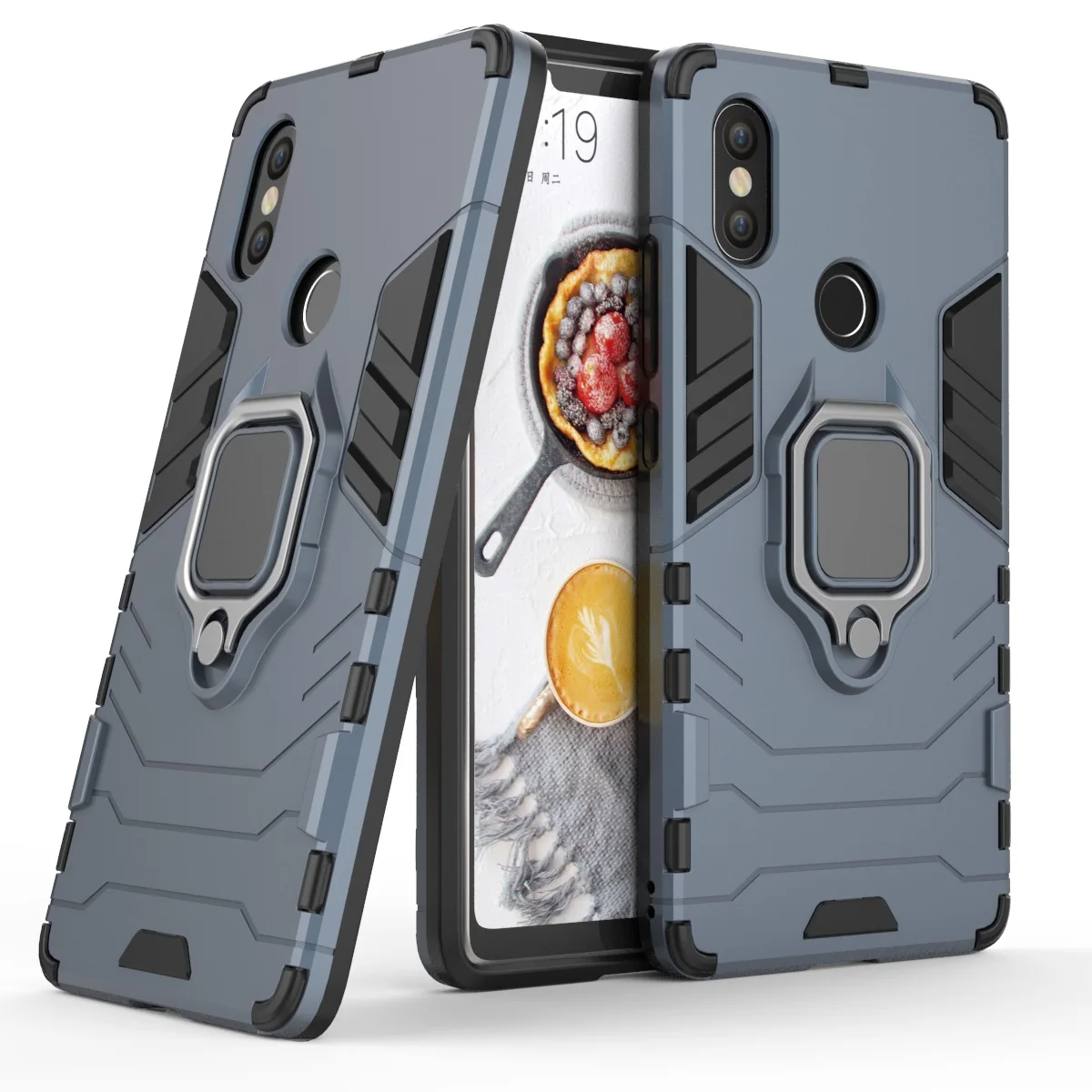 Чехол Deekite Armor для Xiaomi Mi9 с кольцом держатель чехол для Xiaomi MAX2, 3, Redmi6, Pocophone F1, Redmi Note7, Mi8, 9SE, Play, Mix2, 2 s