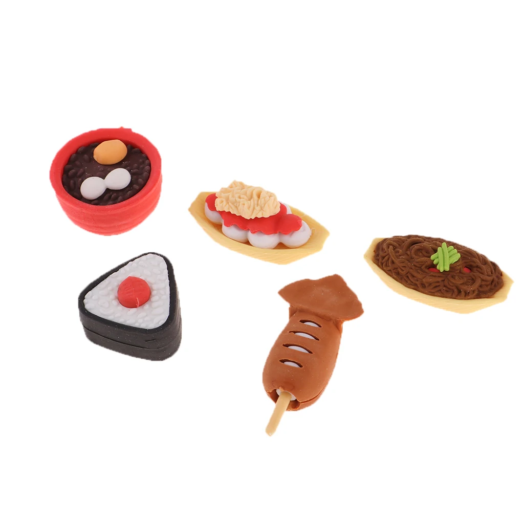 Handcrafted 1/6 Miniature Food Sets Japanese Cuisine Sushi Model For