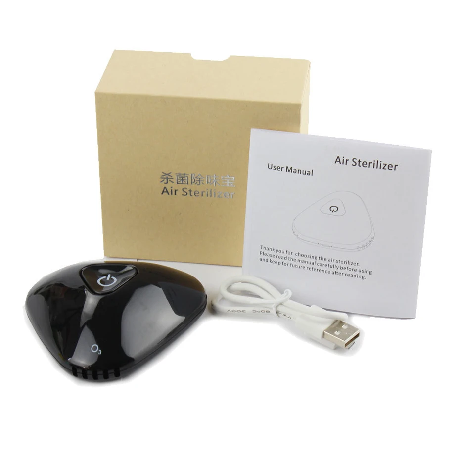 USB mini refrigerator deodorizer air purifier odor cleaner household cleaner disinfection built-in lithium battery