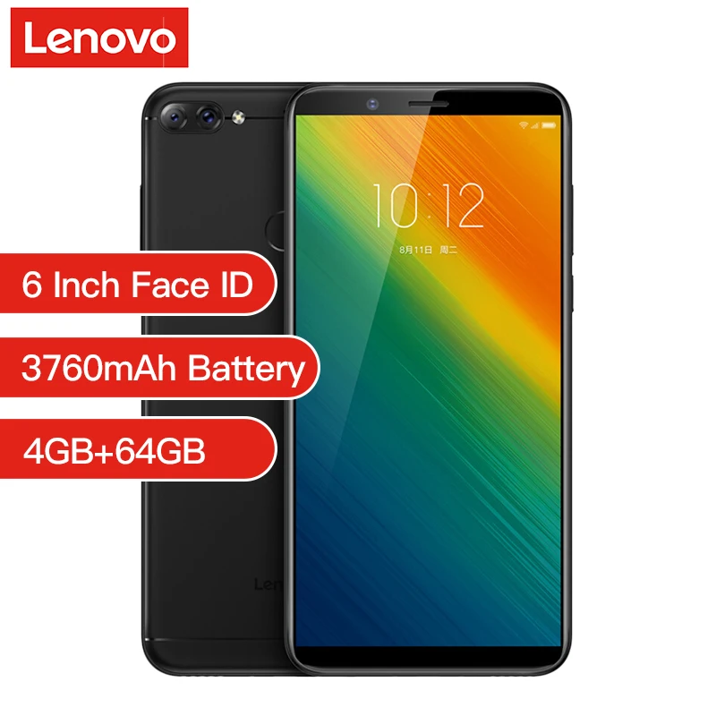 Lenovo K9 Note 6 дюймов Лицо ID 4 Гб 64 мобильный телефон 3760 мАч Android 8 1 Восьмиядерный 13MP