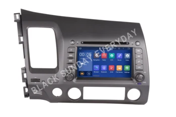 

8" 2 Din Android 10 4+32G system CAR DVD PLAYER for Honda Civic 2006 2007 2008 2009 2010 2011 Bluetooth GPS NAVI RADIO MAP