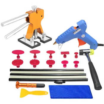 

car tools for auto repair paintless dent repair kit dent removal tools suction cup glue tabs repair hammer tap down tool kit