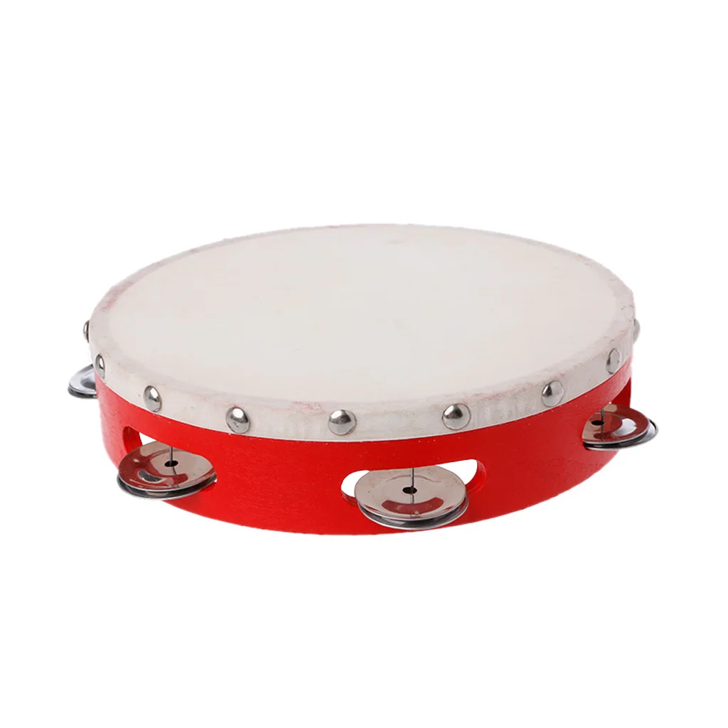 Тамбурин барабан ручной бубен перкуссионные колокольчики для бубна Jingles музыкальная игрушка