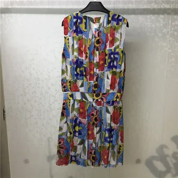 

Fashion Spring Dresses For Women 2018 Bohemian Knee-Length Dress 2019 High Quality Dress Office Lady