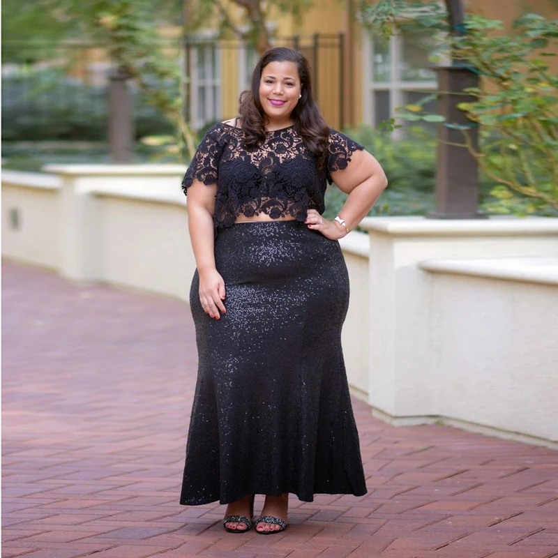Plus size sequin pencil skirts Clearance