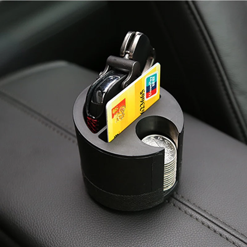 

Car-styling Car Organizer Auto Drink Cup storage Car Cards Holder for Coins Keys Portable Mini Multi-Use Interior Accessories