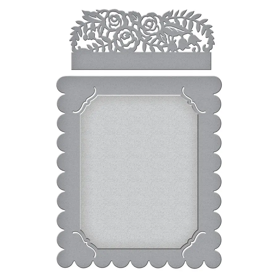 Aliexpress.com : Buy HamyHo Floral Photo Frame Dies Metal