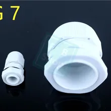 10 шт. IP68 PG7 3-6.5 мм Водонепроницаемый нейлон кабельный ввод нет Водонепроницаемый прокладка Пластик кабельный ввод высокое качество