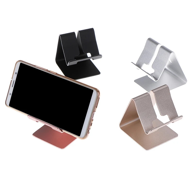 

1pc Aluminum Alloy Desk Phone Stand Holder For iPhone 6 6s 7 Plus 5S SE Universal Tablet Desktop Mobile Phone Holder