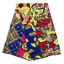 Анкара африканская настоящая голландская восковая печать настоящая ткань воск для лоскутного шитья хлопок материал 6 ярдов