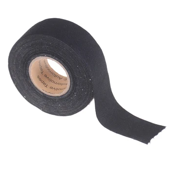 

1Roll 32mm*12m fabric Cloth Tape automotive wiring harness glue high temperature tape For Car 32mmx12m Adhesive Tape Cable Looms