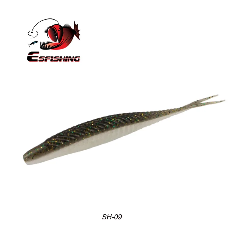 Esfishing, приманка для рыбалки, Черный Гольян, броня, Shad 120 мм, 6 шт., мягкие приманки для ловли щуки, форели, кренкбейт для ловли карпа, медленный джиг - Цвет: SH09