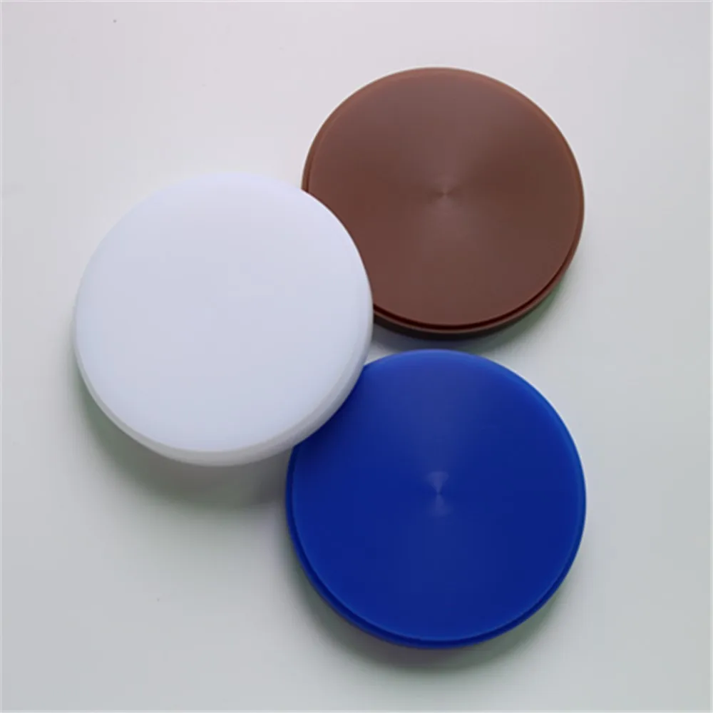 

10 Pieces/Lot OD98*14 mm Wieland CAD CAM System Dental Orthodontic Denture Wax Blocks Blue,White,Brown Color