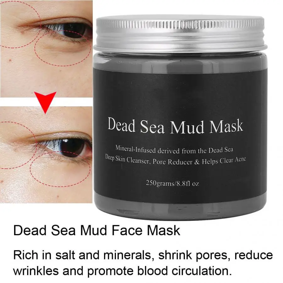 250g Грязь Мертвого моря для лица отбеливающая маска Увлажняющий, питательный уход за кожей грязевая маска