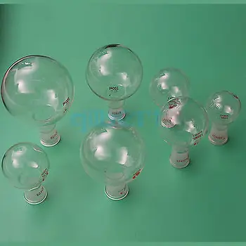 

50ml Quickfit 24/29 Socket Lab Glass Flask Round Bottom Single Short Neck Ware