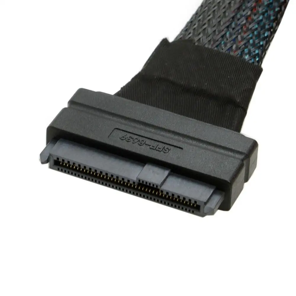  U.2 U2 SFF-8639 NVME PCIe SSD Kabel Männlich zu Weiblich-verlängerungskabel 68pin 50 cm