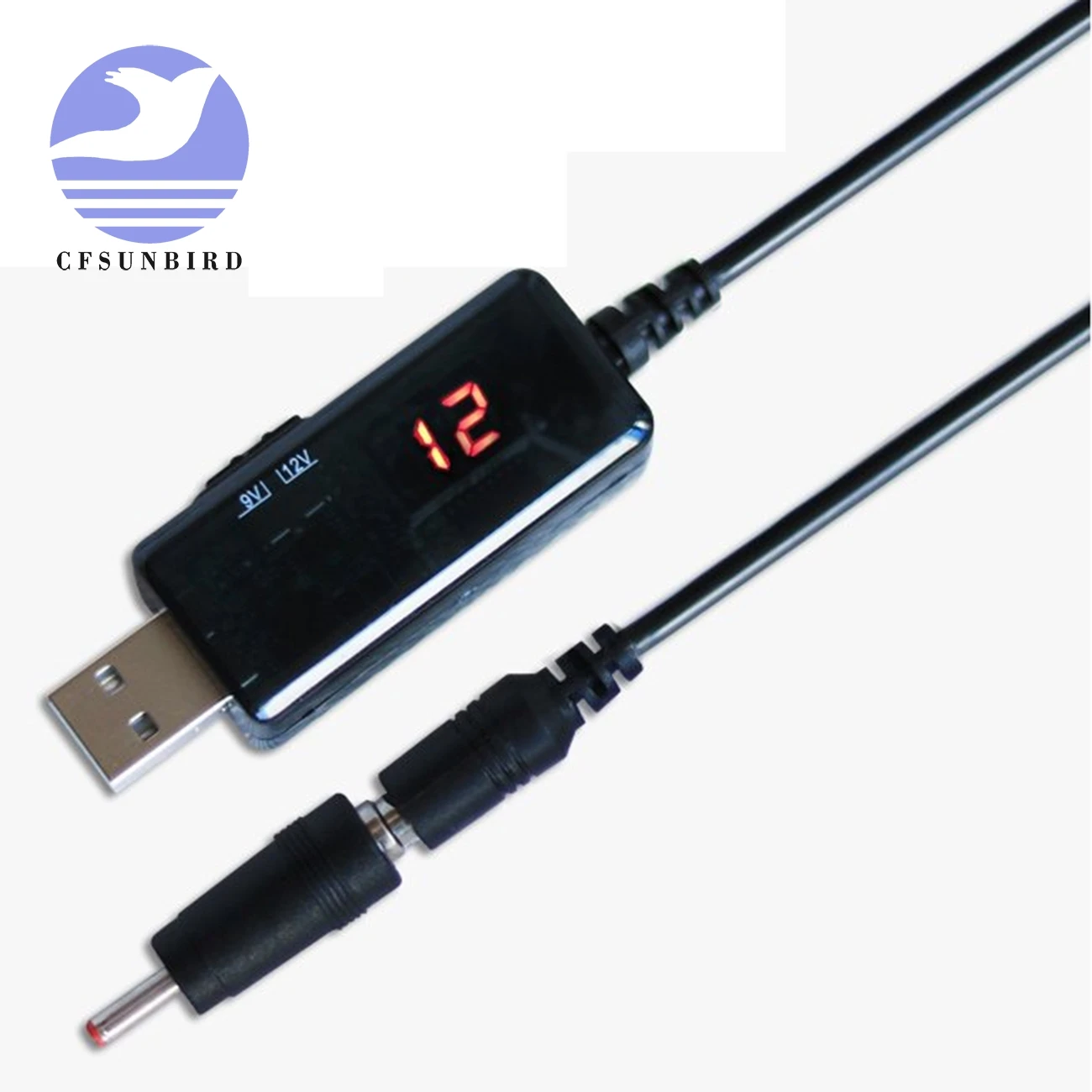 USB повышающий преобразователь постоянного тока 5 В до 9 в 12 В USB повышающий преобразователь кабель+ 3,5x1,35 мм разъем для источника питания/зарядного устройства/преобразователя питания
