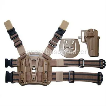 

Tactical gun Holster & Plateform for Airsoft 1911 TAN