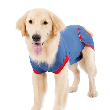 

TINGHAO Pet Dog Clothing Recovery Suit After Surgery Wear E Collar & Cone Of Shame Alternative Protect Wounds