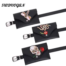 Модная женская поясная сумка с животным принтом, кожаная поясная сумка, сумка на пояс, сумка для денег, телефона, сумка на плечо, женская сумка на пояс, женская сумка