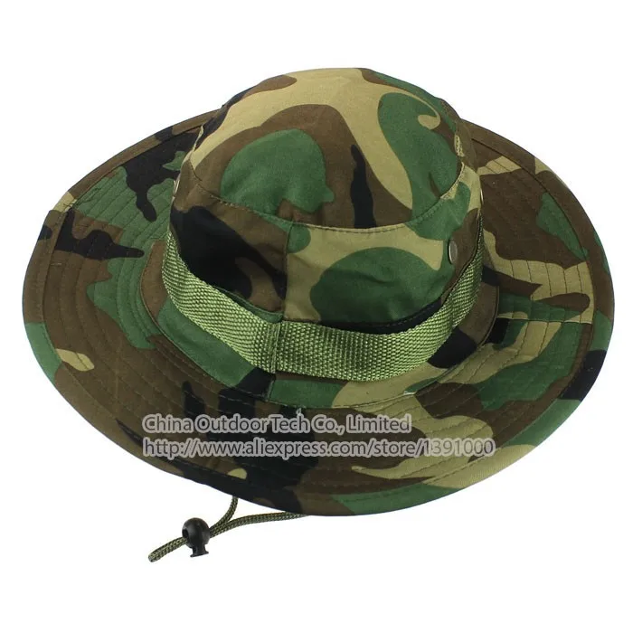Army Marine Jungle Cotton Military Boonie Hat Desert Camo Airsoft cap-MH004 